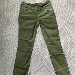 Old Navy Army Green Jeans